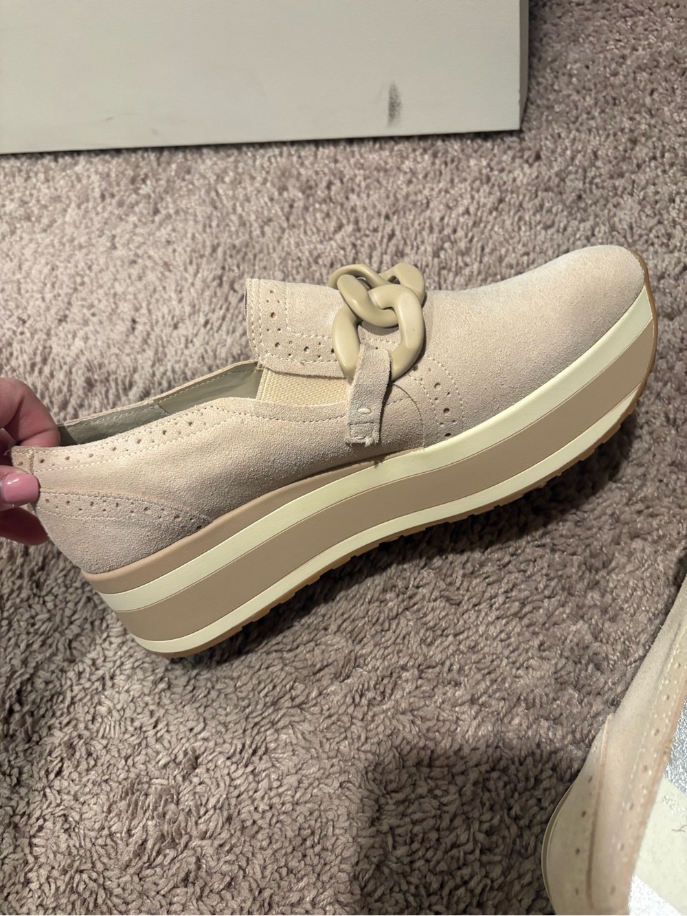 Dolce Vita - Beige Wedges - NWOT - size 9 (run small) - Picture 3 of 4